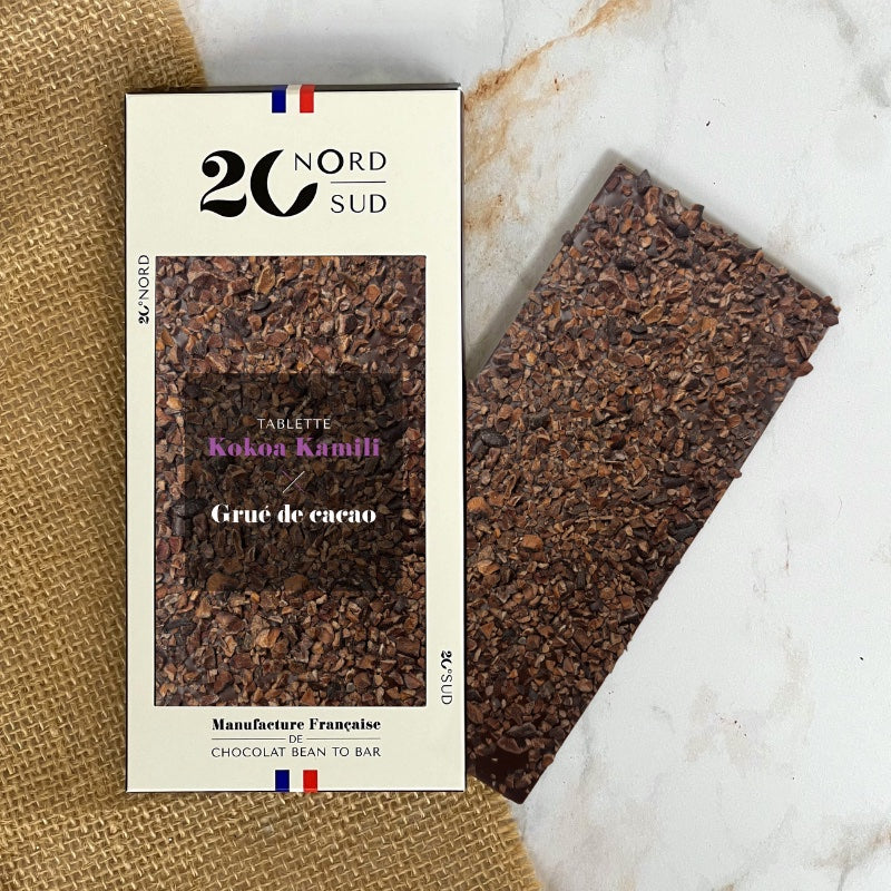 その他 cocoa ココア カミリ ダーク＆カカオニブ｜20°Nord 20°Sud｜Tablette