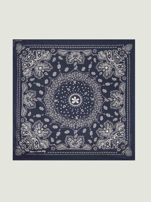 Bandana en Soie - NAVY