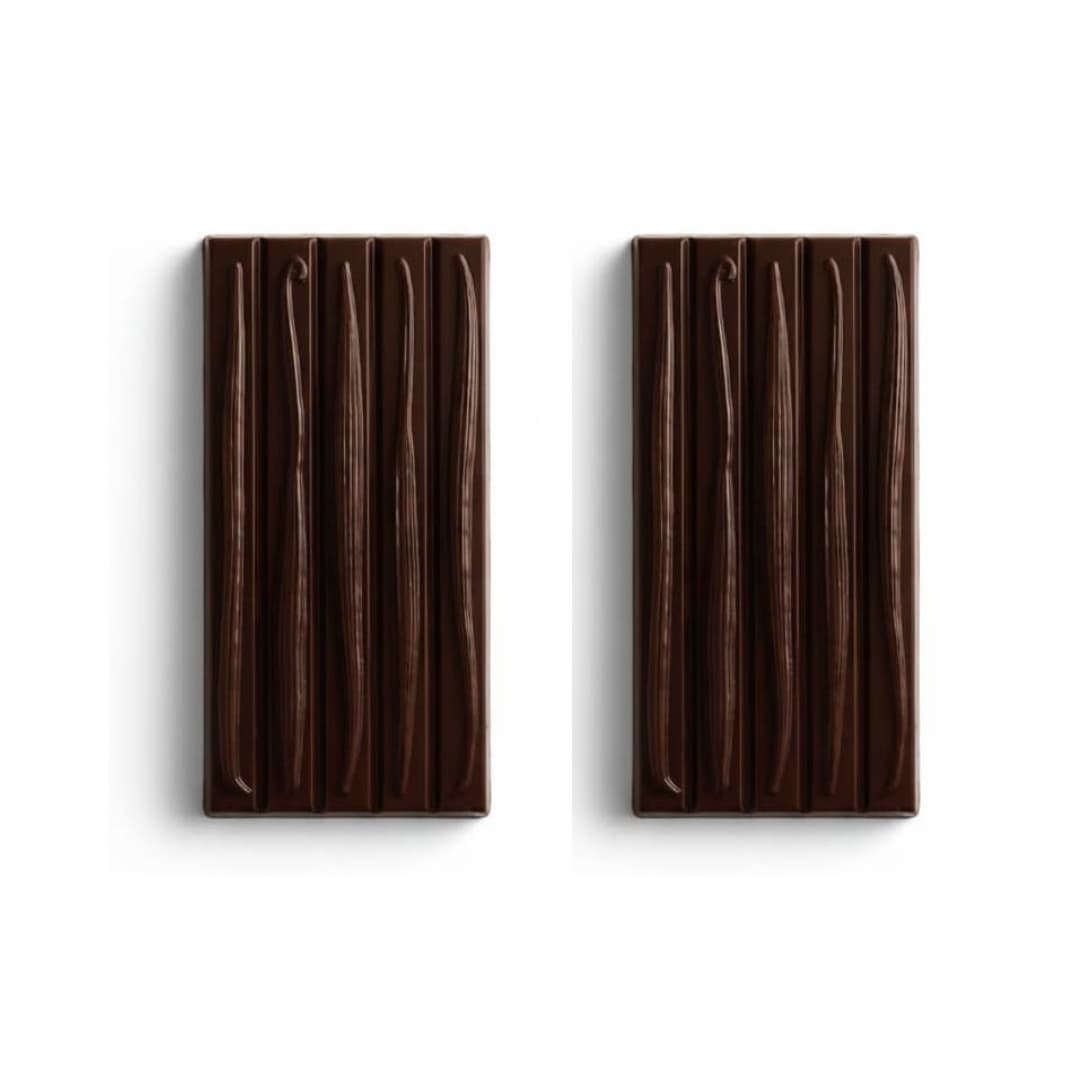 Dark chocolate ganache tablet 2 pieces