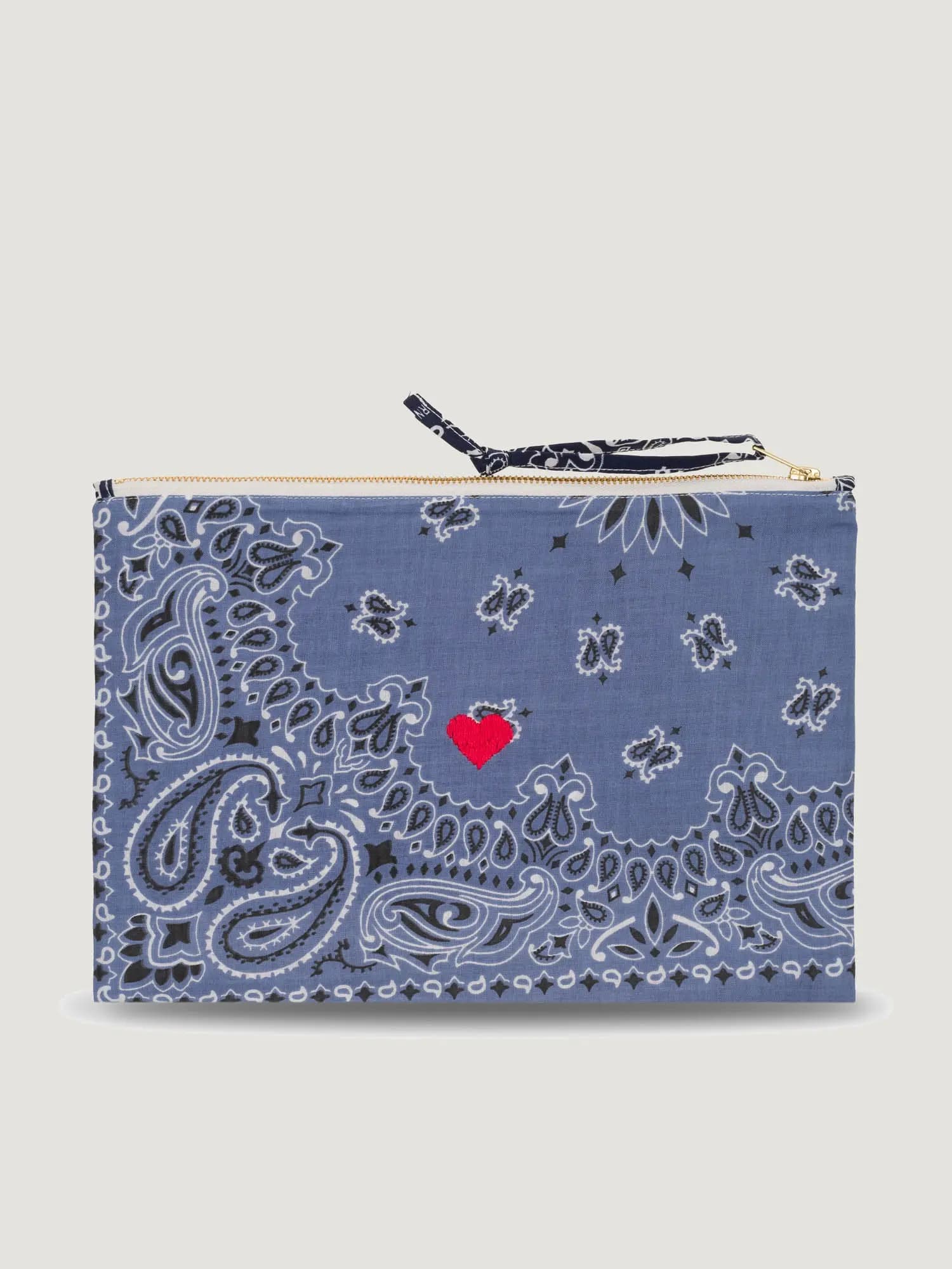 Pochettes bicolores"Heart"blue
