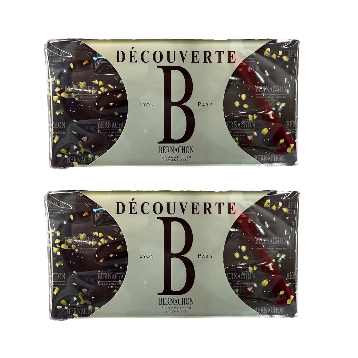 Bernachon | 2 TABLETTES DECOUVERTE PRALINE PISTACHES – PARISWAVE.COM