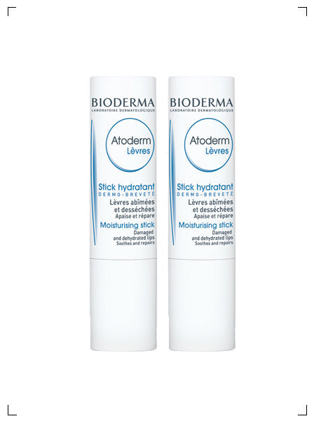 Bioderma ATODERM LEVRES STICK HYDRATANT, アトデルム リップスティック 2本セット ビオデルマ