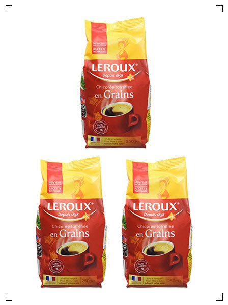 Leroux CHICOREE GRAINS, チコリ グライン 3袋セット ルルー