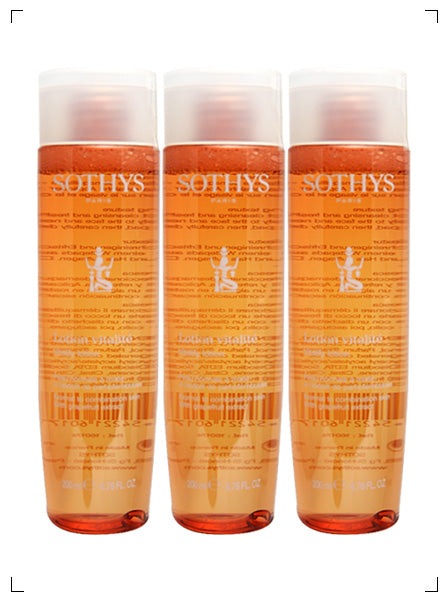 Sothys LOTION VITALITE 3PC SET, バイタリティー クレンジングローション 3本セット ソティス