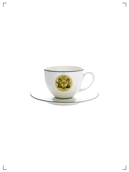 Mariage Freres TASSE & S/TASSE DE MARIAGE FRERES PORCELAINE, カップ&ソーサー マリアージュフレール マリアージュ フレール