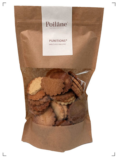 Poilane PUNITIONS SACHET, ポワラーヌ クッキー 300g 袋入り ポワラーヌ