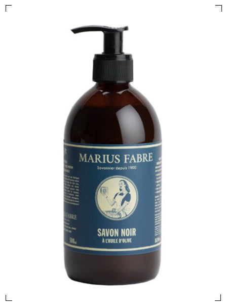 Marius Fabre SAVON NOIR LIQUIDE POMPE, 住居用液体黒石鹸 サボンノワール リキッド ポンプタイプ マリウス ファーブル