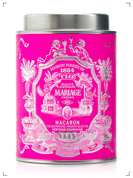 Mariage Freres HERITAGE GOURMENT THE NOIR MACARON, エリタージュ グルモン マカロン マリアージュ フレール