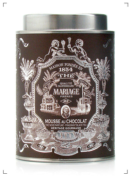 Mariage Freres HERITAGE GOURMENT THE NOIR MOUSSE AU CHOCOLAT, エリタージュ グルモン ムース オ ショコラ マリアージュ フレール