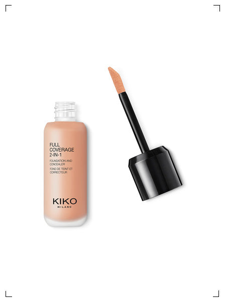 Kiko FULL COVERAGE 2-IN-1 FOUNDATION & CONCEALER, フル カバラージュ ファンデーション & コンシーラー キコ