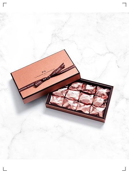 La Maison du Chocolat COFFRET 12 MARRONS GLACES, マロングラッセ 12個入り ラ メゾン デュ ショコラ