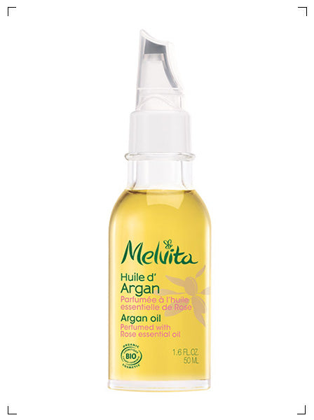 Melvita HUILE D'ARGAN PARFUMEE A LA ROSE, ビオオイル アルガンローズオイル メルヴィータ
