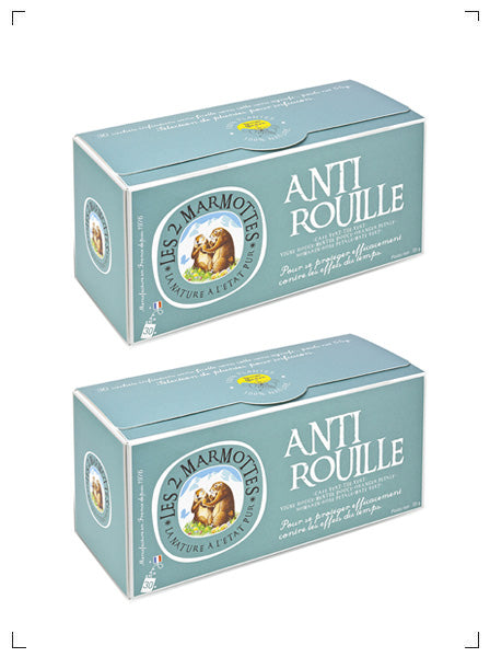 Les 2 marmottes ANTIROUILLE, アンチロウリー レ ドゥ マルモット