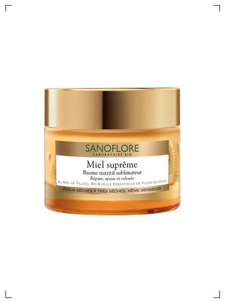 Sanoflore MIEL SUPREME VISAGE BAUME NUTRITIF SUBLIMATEUR, ハニー シュプリーム フェイスバーム サノフロール