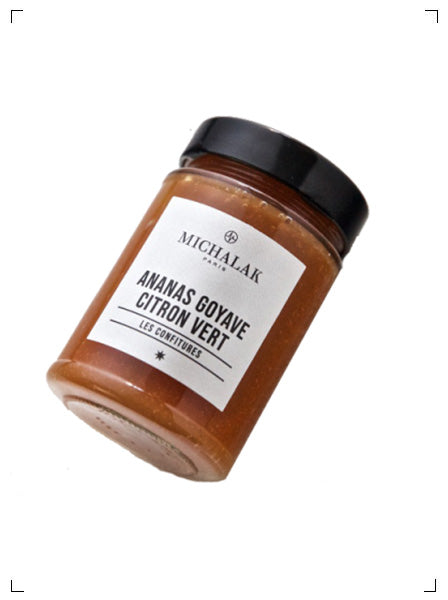 Christophe Michalak CONFITURE ANANAS GOYAVE CITRON VERT, コンフィチュール パイナップル グアバ ライム クリストフ ミシャラク