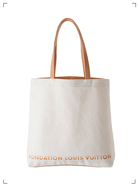FONDATION LOUIS VUITTON トートバッグ ホワイト Fondation Louis Vuitton | SAC EN TOILE BLANC – PARISWAVE.COM
