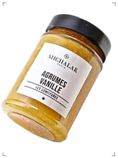Christophe Michalak CONFITURE AGRUMES VANILLE, コンフィチュール アグリューム ヴァニーユ クリストフ ミシャラク