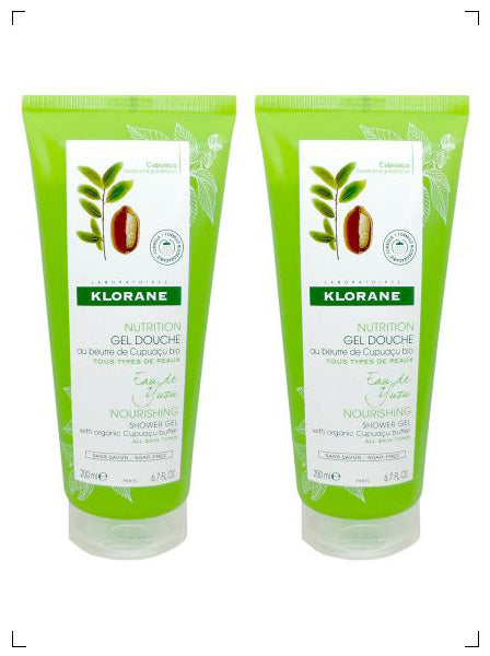 Klorane NUTRITION DOUCHE AU BEURRE DE CUPUACU BIO, シャワージェル 2本セット クロラーヌ