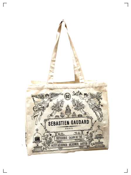 Sebastien Gaudard TOTEBAG, コットン トートバッグ セバスチャン ゴダール