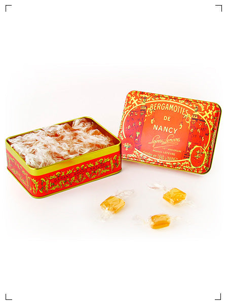 Lefevre Lemoine BERGAMOTES DE NANCY BOITE METALE, ベルガモット ド ナンシー メタル缶入り 小 ルフェーヴル ルモワーヌ