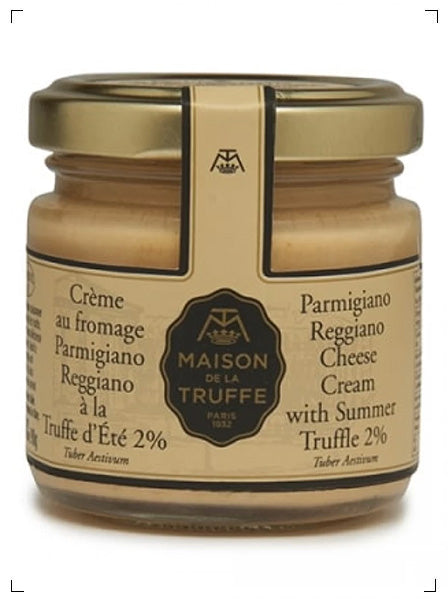 Maison de la Truffe CREME DE FROMAGE PARMIGIANO REGGIANO A LA TRUFFE D'ETE, 黒トリュフ入り パルミジャーノ・レッジャーノ チーズクリーム メゾン ド ラ トリュフ