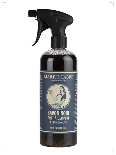 Marius Fabre SAVON NOIR LIQUIDE SPRAY, 住居用液体黒石鹸 サボンノワール リキッド 希釈 スプレータイプ マリウス ファーブル