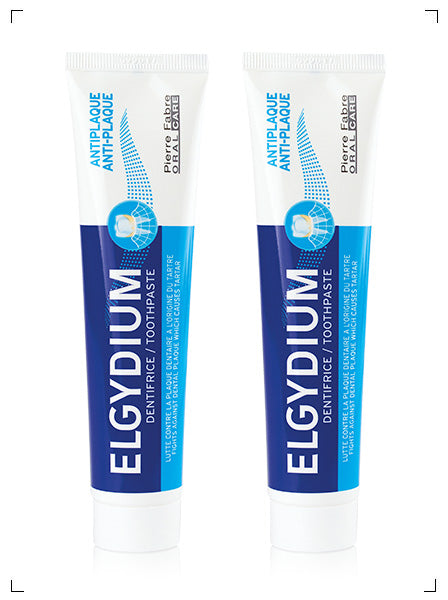 Elgydium ANTIPLAQUE TOOTHPASTE, アンチプラーク トゥースペースト 2個セット エルギディウム