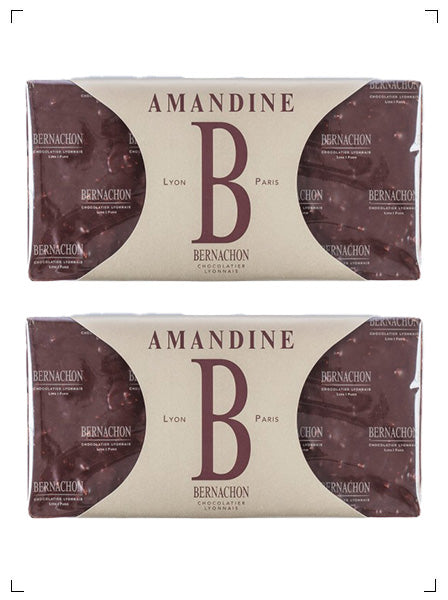 Bernachon 2 TABLETTES-NOIR AMANDINE, ノワール アマンディンヌ ベルナシオン