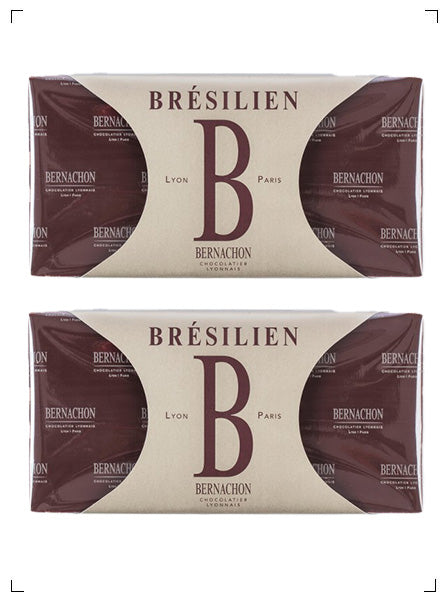 S　ベルナシオン Bernachon | 2 TABLETTES-NOIR BRESILIEN – PARISWAVE.COM