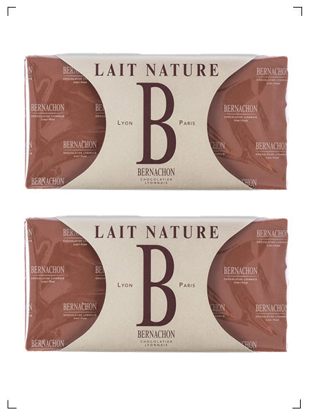 Bernachon 2 TABLETTES-LAIT NATURE, レ ナチュール ベルナシオン