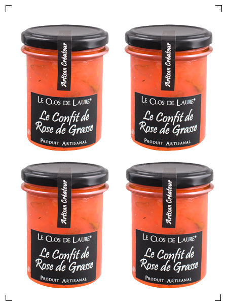 Le Clos de Laure LE CONFIT DE ROSE DE GRASSE, コンフィ ド ローズ ド グラース ル クロ ド ロール
