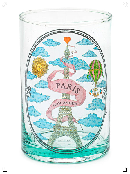 Marin Montagut VERRE ILLUSTRE PARIS MON AMOUR, グラス パリモナムール マラン モンタギュ