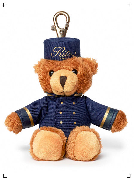 Ritz Paris LOURSON PORTE CLE GROOM, テディベアキーホルダー グルーム リッツ パリ