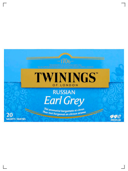 Twinings THE RUSSIAN EARL GREY SACHETS, ロシアンアールグレイ ティーバッグ 20個入り トワイニング