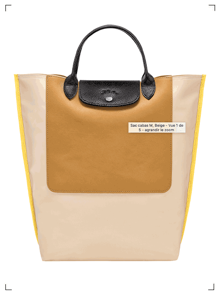 Longchamp RE PLAY SAC CABAS M BEIGE, リプレイ カバ M ベージュ ロンシャン