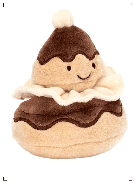 Jellycat PELUCHE PRETTY PATISSERIE RELIGIEUSE, ぬいぐるみ ルリジューズ ジェリーキャット