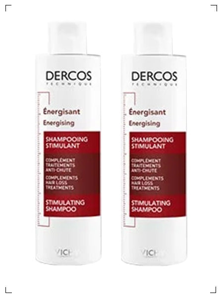 Vichy DERCOS SHAMPOOING ENERGISANT 2PCS, デルコス シャンプー エネルジザン 2本セット ヴィッシー
