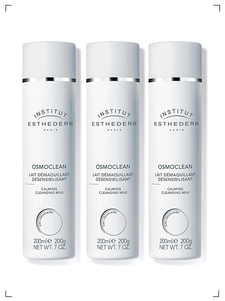 Esthederm OSMOCLEAN LAIT DEMAQUILLANT DESENSIBILISANT, オスモクリーン センシ クレンジング ミルク 3本セット エステダム