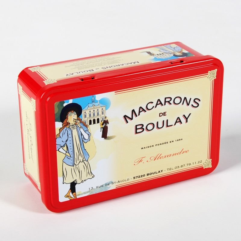 Boîte métal Belle époque MACARON DE BOULAY