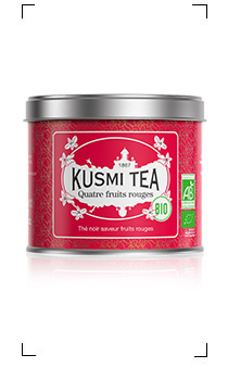 Kusmi Tea / QUATRE FRUITS ROUGES BIO BOITE METAL