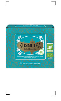 Kusmi Tea / LABEL IMPERIAL BIO 20 SACHETS MOUSSELINES