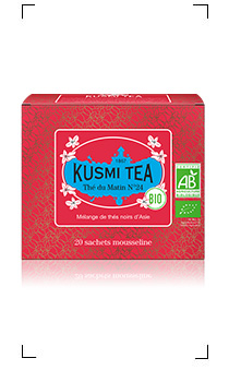 Kusmi Tea / THE DU MATIN N24 BIO 20 SACHETS MOUSSELINES