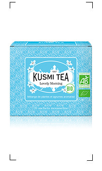 Kusmi Tea / LOVELY MORNING BIO 20 SACHETS MOUSSELINES