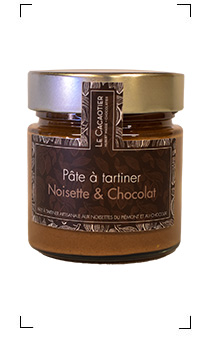 Le Cacaotier / PATE A TARTINER NOISETTE ET CHOCOLAT