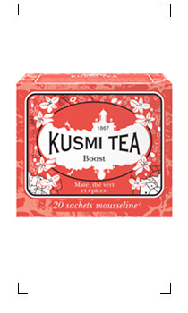 Kusmi Tea / BOOST 20 SACHETS MOUSSELINES