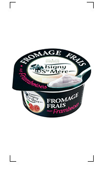 Isigny Ste Mere / FROMAGES FRAIS FRAMBOISES
