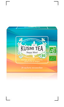 Kusmi Tea / HAPPY MIND BIO 20 SACHETS MOUSSELINES