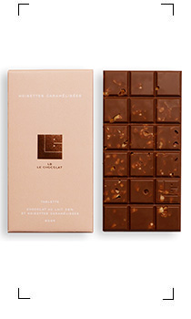 LB Le Chocolat / TABLETTE NOISETTES CARAMELISEES