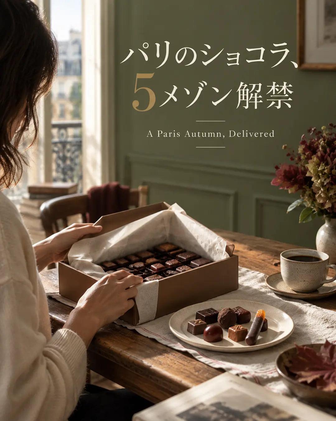 【予約販売】パリのショコラが、戻ってきます｜パリ5メゾン 秋のご予約受付スタート