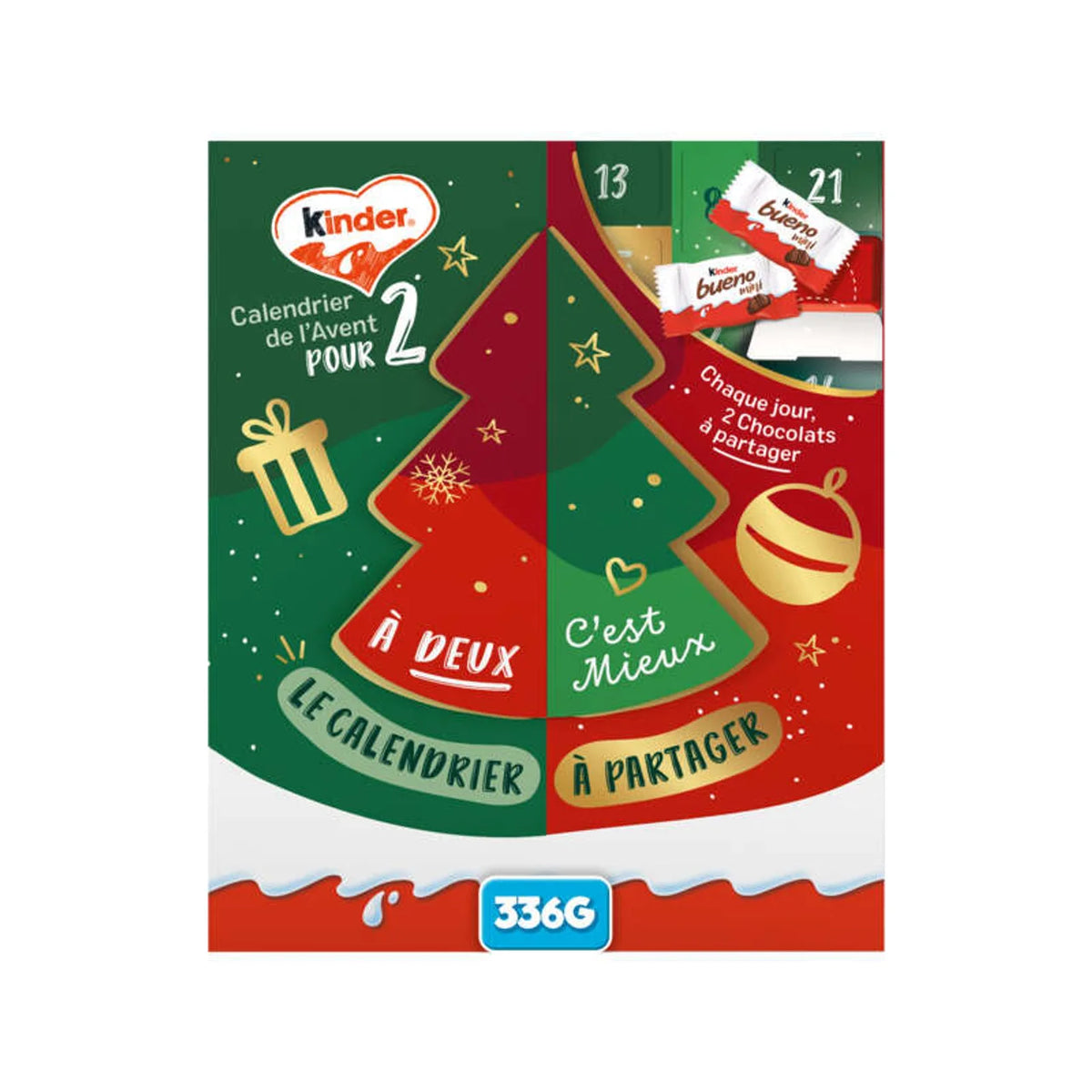 Kinder Calendrier de l'avent pour 2 336g